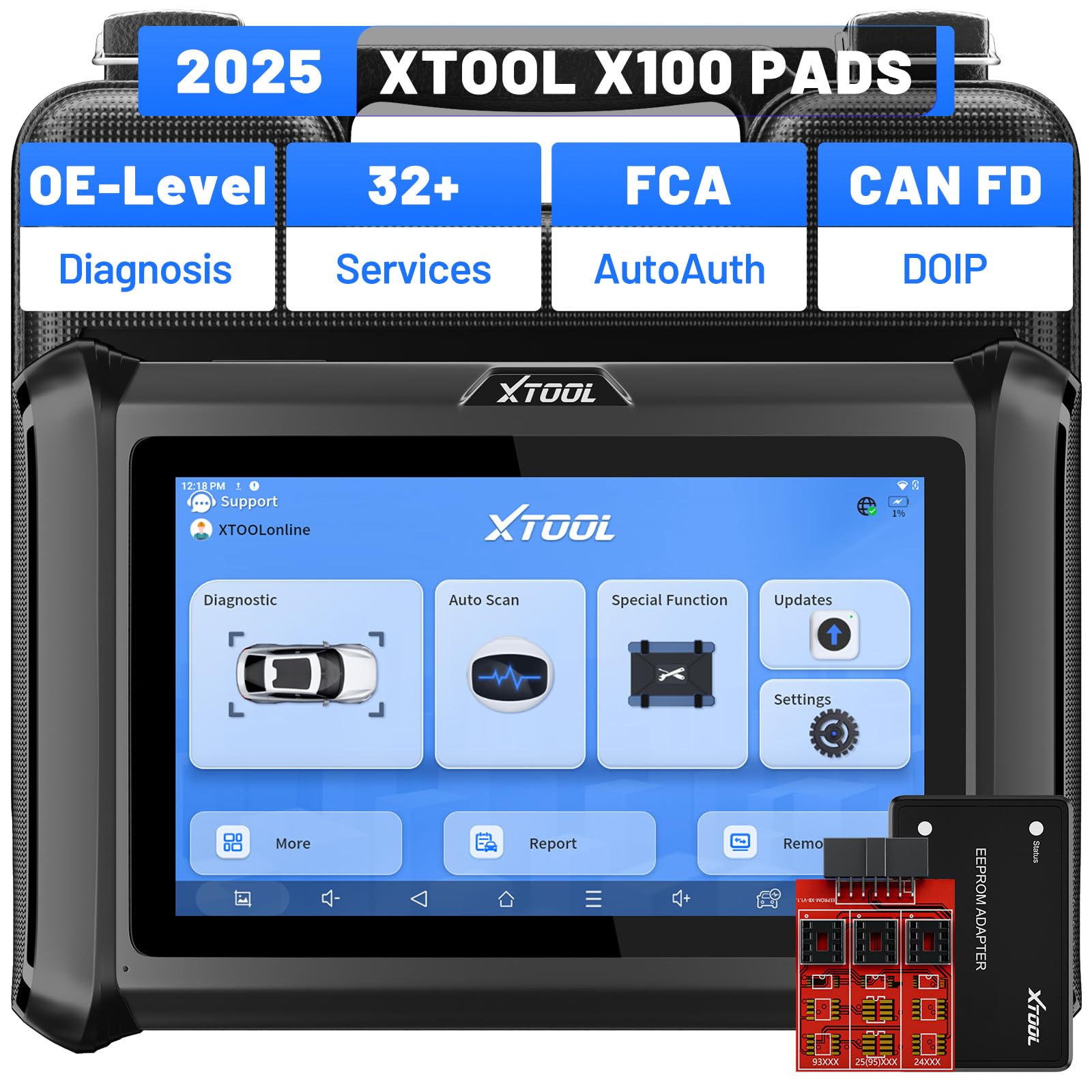 XTOOL X100 PADS OBD2 Scanner & Programmer Tool, Upgrade of X100